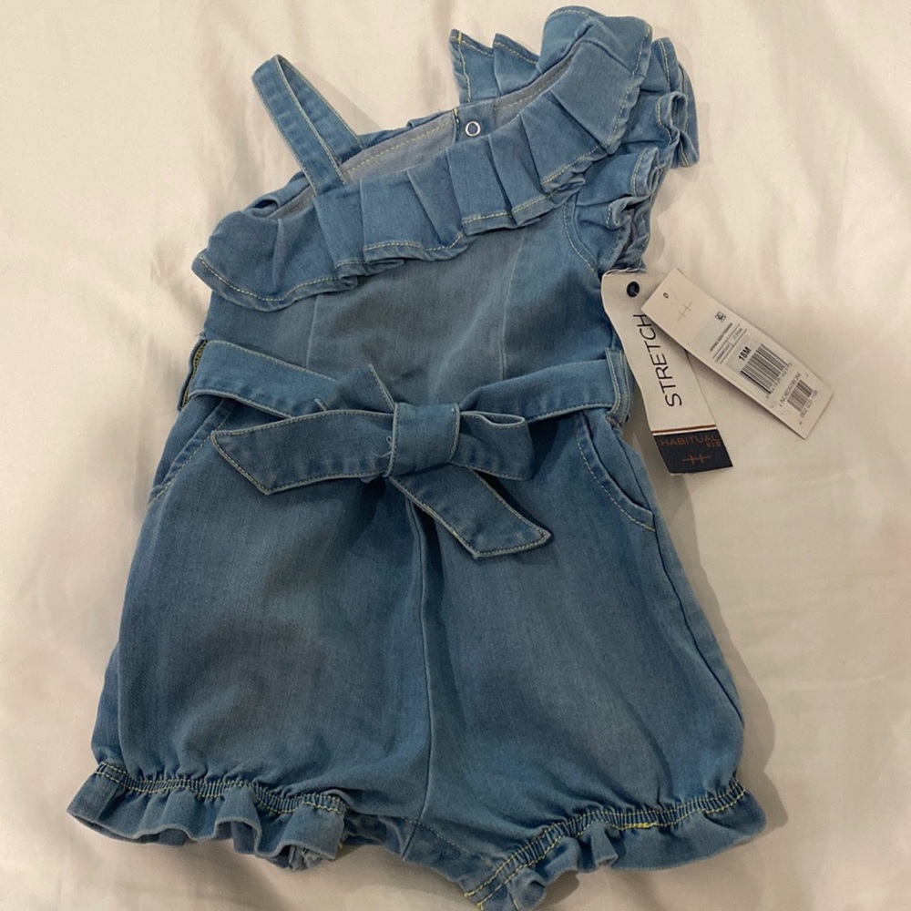 Denim romper 18M